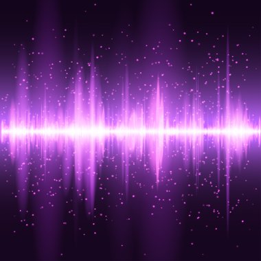 Dijital ekolayzer. vektör çizim