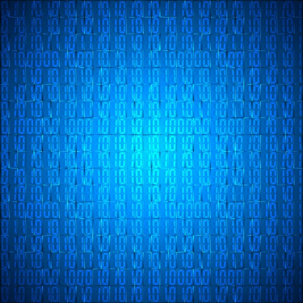 Tecnologia conceito código hexadecimal digital fundo — Vetor de Stock