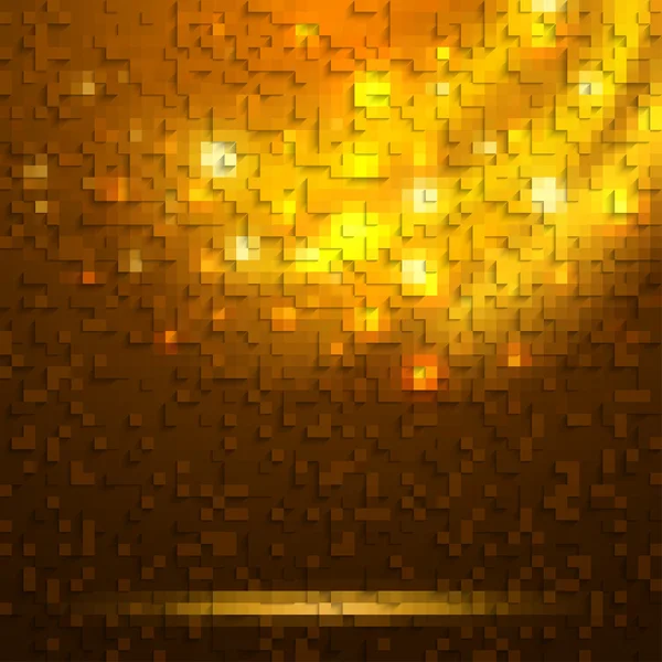 Abstrakte orange leuchtende Hintergrund — Stockvektor
