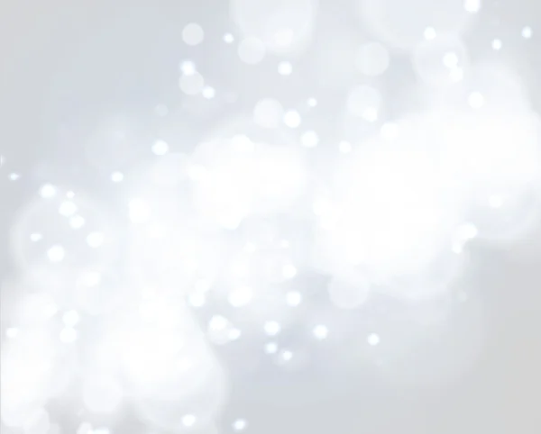Licht zilver abstracte achtergrond van Kerstmis — Stockvector