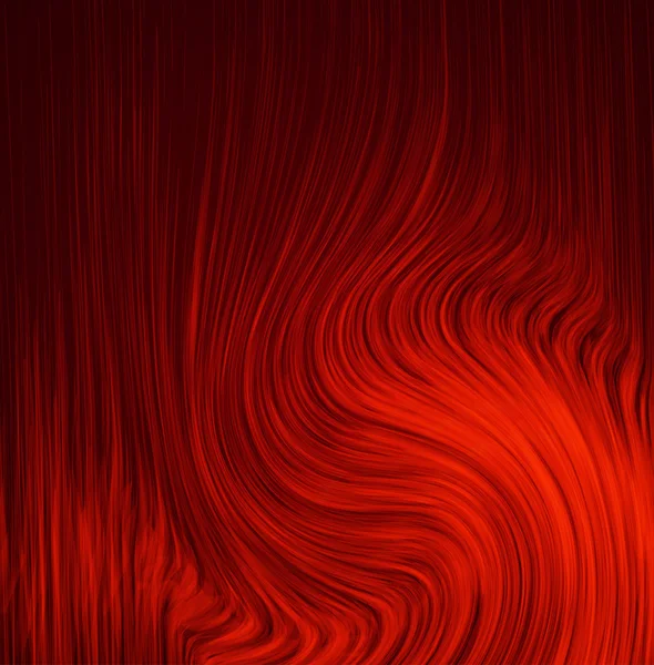 Fundo vermelho pano abstrato ou ilustração onda líquida — Vetor de Stock