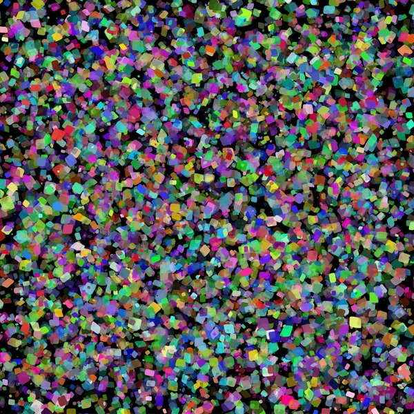 Patroon met willekeurige andere kleur confetti — Stockvector