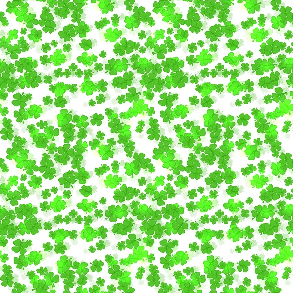 Seamless vector clover background — Stock Vector