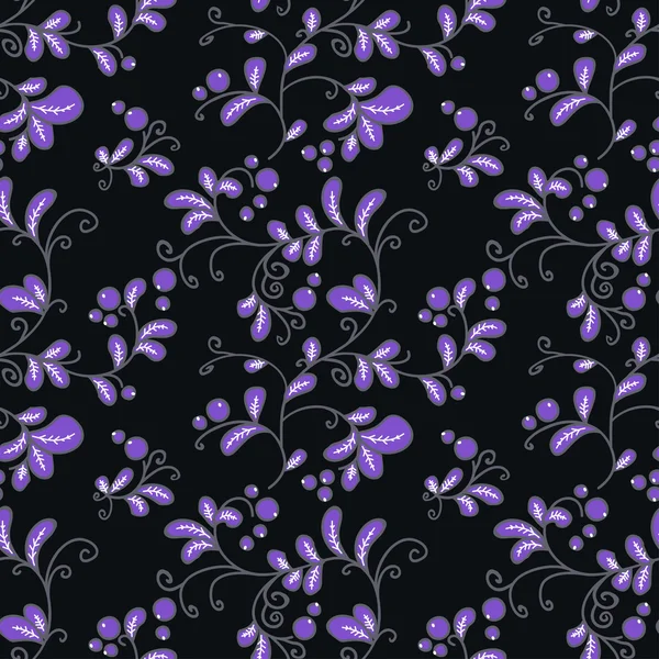 Modèle floral sans couture — Image vectorielle