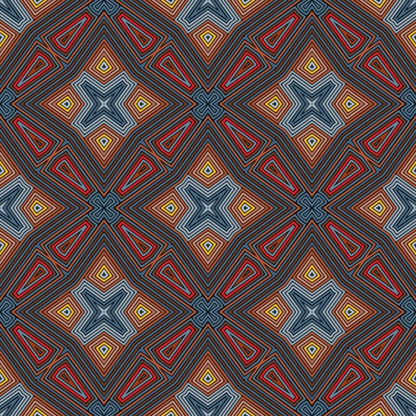Patrón abstracto vintage wallpaper geométrica perfecta — Vector de stock