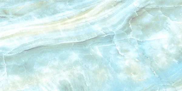 高解像度のアクアトーンオニキス大理石 インテリア外装の装飾デザインのためのエキゾチックなオニキス大理石 セラミック壁や床 珪岩構造スライス鉱物のための自然なエンペラドール大理石のタイル — ストック写真