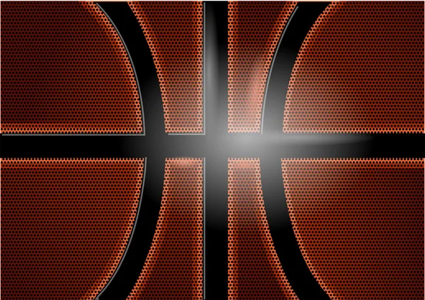 Donkere basketbal achtergrond — Stockvector