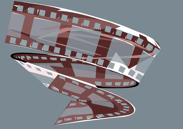 Filmový pás abstraktní ilustrace — Stockový vektor