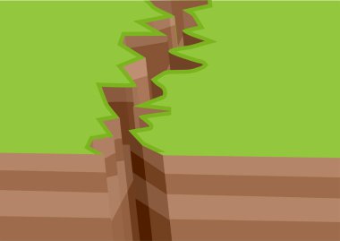 Dünyada soyut vektör illüstrasyonunda hata