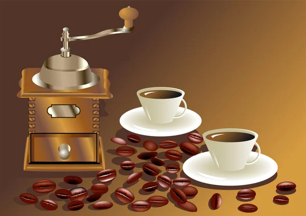 Café du matin — Image vectorielle