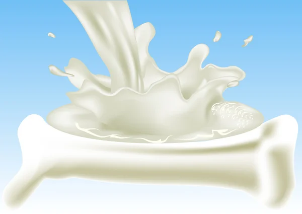 Milk for your bones — Stock Vector