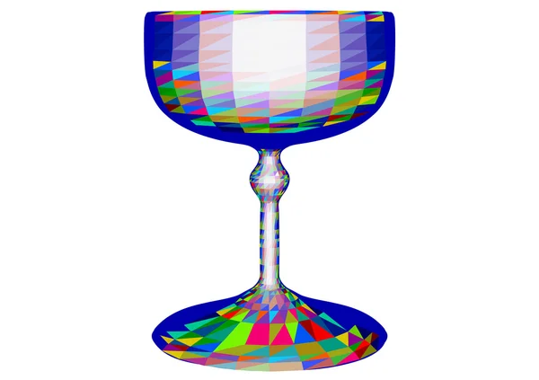 Šampaňské talíř — Stockový vektor