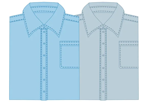 Camisa de negocios — Vector de stock