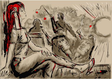 meisje en muziekkız ve müzik