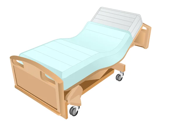 Cama de hospital — Vector de stock