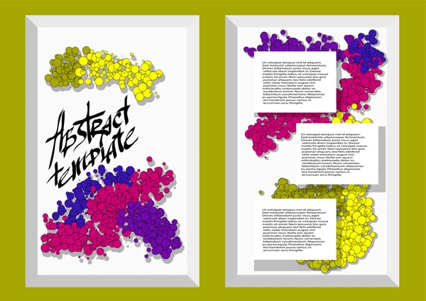 Plantilla abstracta3 — Archivo Imágenes Vectoriales