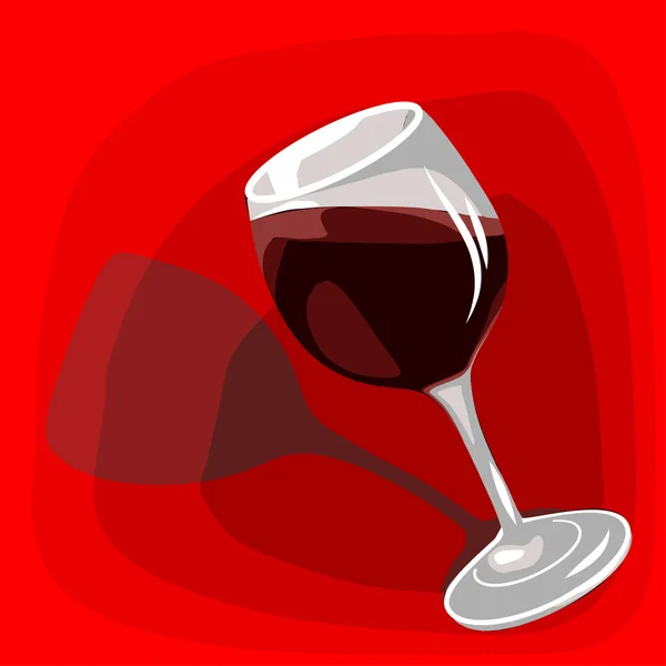 Icon with wine — Stock Vector