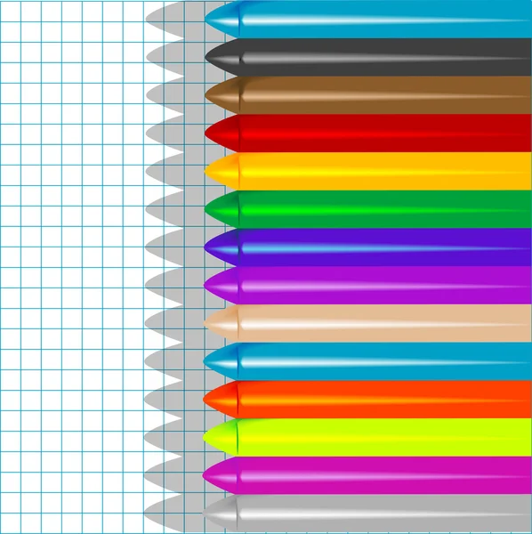 Fondo con crayones4 — Archivo Imágenes Vectoriales