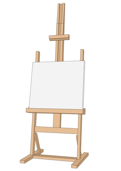 Easel paint — Stock Vector