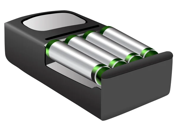 Laddningsbara batterier — Stock vektor
