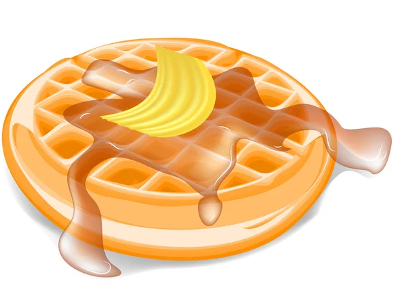 Belgische Waffeln — Stockvektor