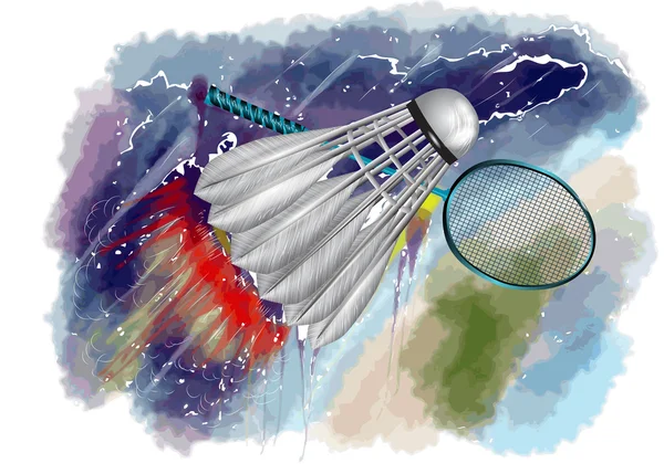 Badminton mistrovství — Stockový vektor