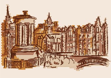 Edinburgh manzarası