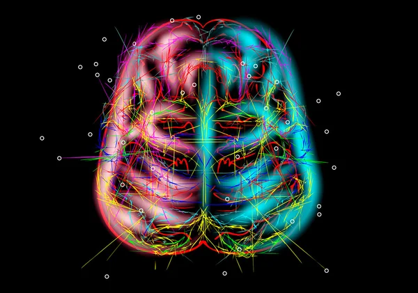 Misterios cerebrales — Vector de stock