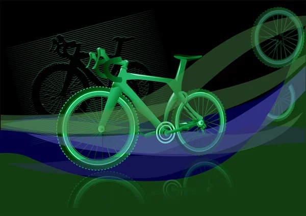 Cykel bakgrund — Stock vektor