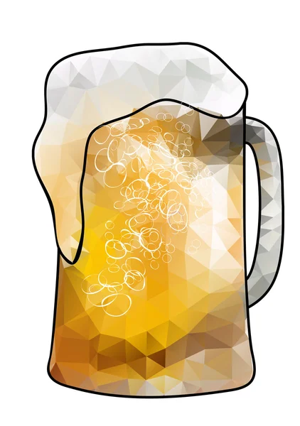 抽象的なビール — ストックベクタ
