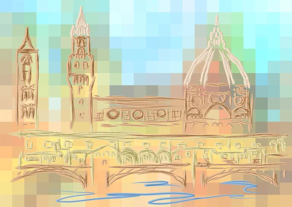 Флоренция — стоковый вектор