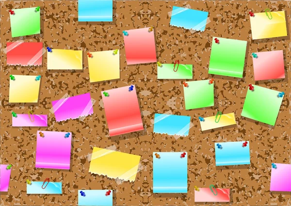 Post it Notas Fondo — Vector de stock