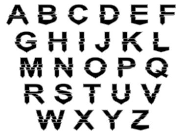 izole jilet alfabesi