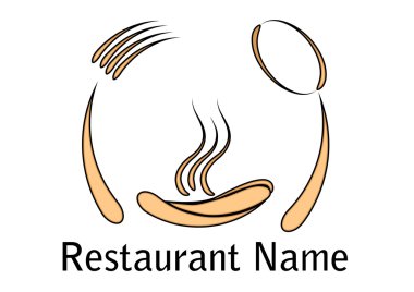 Beyaz simgesine Restoran