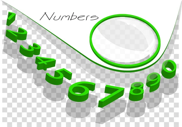 Абстрактный фон чисел — стоковый вектор
