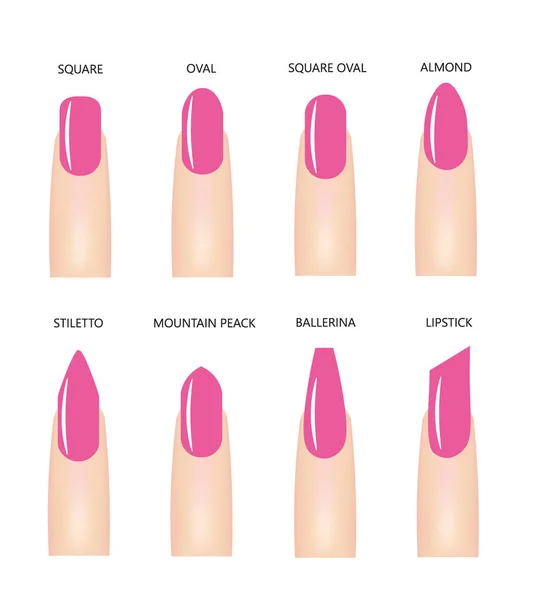 All types of nail shape and nail color ideas in Visalia 93277
