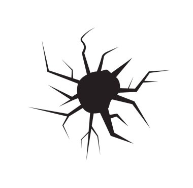 Kara delik. vektör illüstrasyonu