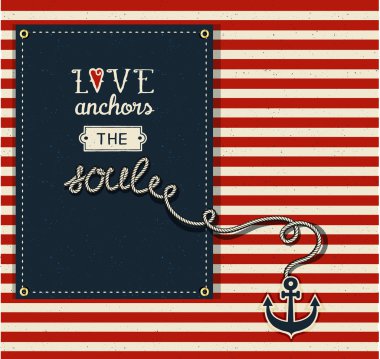Love Anchors the Soul clipart