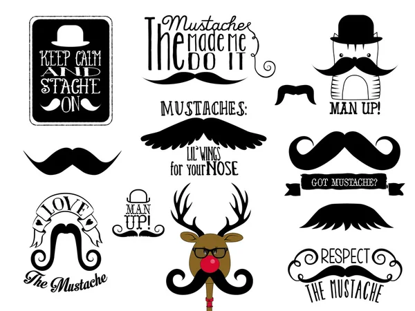 Bigotes — Vector de stock