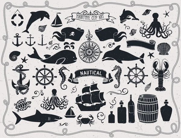 Clip art maritime Illustration De Stock