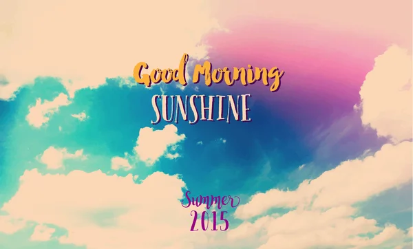 Good Morning Sunshine — Stock Vector