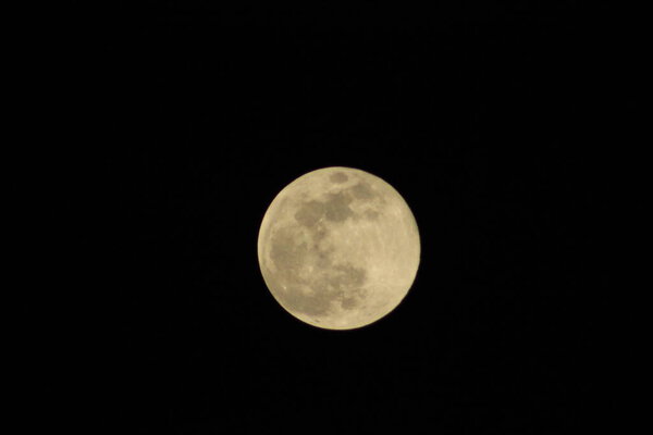 Full moon, beautiful as always, its shapes its seas its craters all describe how much it protects us and how strong it is