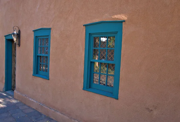 Edificio Adobe Bien Cuidado Nuevo México — Foto de Stock