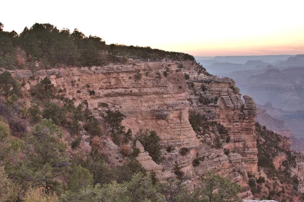 Sonnenuntergang Südrand Des Grand Canyon — Stockfoto