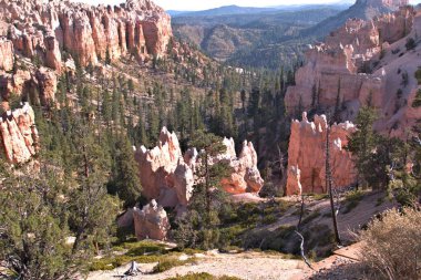 Hudu dolu depresyon Rim Trail yürüyüş yolunun altında yatıyor..