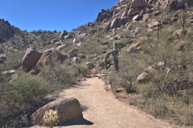 Scottsdale yakınlarındaki Pinnacle Tepesi Yolu, Az