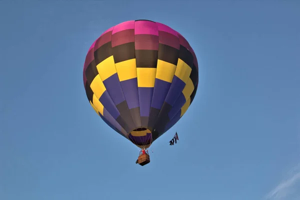 Abd Nin Dört Bir Yanından Renkli Balonlar Abd Ulusal Sıcak — Stok fotoğraf