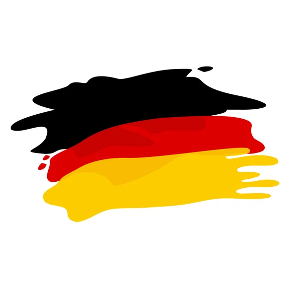 德国国旗 — 图库矢量图片