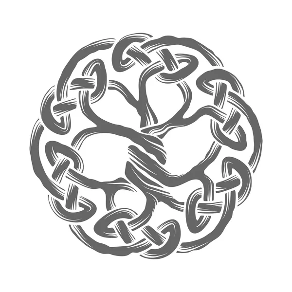 Arbre de vie celtique — Image vectorielle