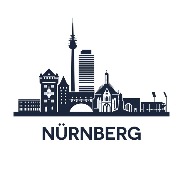 Nürnberg manzarası amblemi